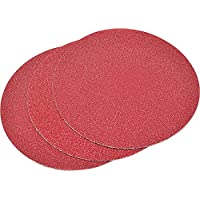 Falon Tech 100 unidades – Disco de lija (Diámetro 125 mm- sin agujeros grano P 60